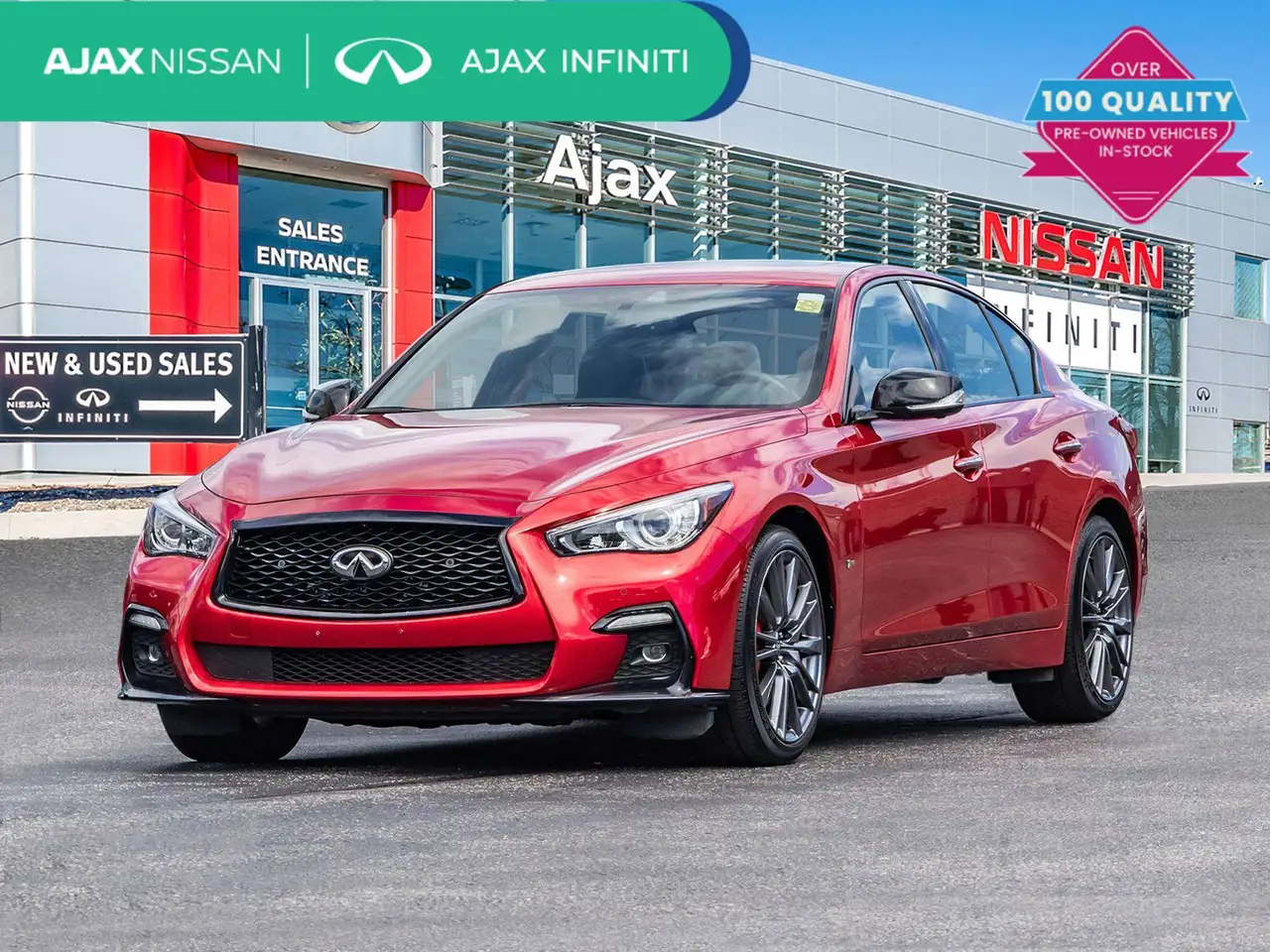 2022 Infiniti Q50 Red Sport